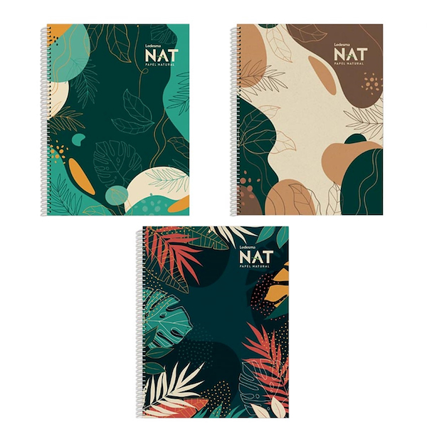 CUADERNO NAT 21X27 T/S.R. 80 Hojas RAYADO LEDESMA