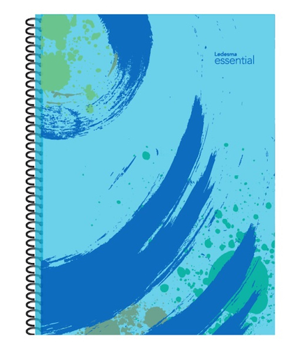CUADERNO ESSENTIAL A4 X 84 Hjs LEDESMA RAYADO - $ 9.900