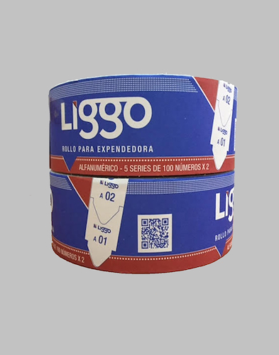 ROLLO DE NÚMEROS PARA EXPENDEDORA 1-2000 LIGGO - $ 6.900