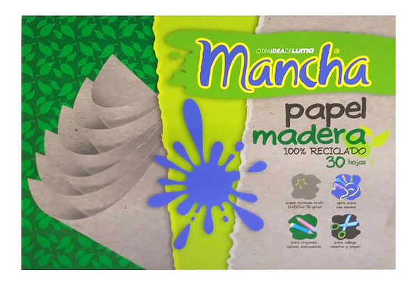 PAPEL MADERA A4 X 30 HOJAS LUMA