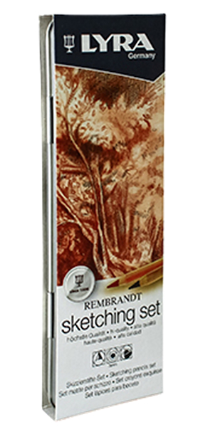 LAPIZ REMBRANDT LATA X 6 PIEZAS LYRA SKETCHING