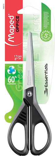 TIJERA OFFICE 17 CM ESSENTIALS MAPED ESSETIALS - $ 3.900