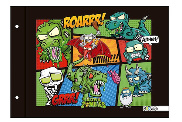 CARPETA N°5 DOS TAPAS MOOVING ULTRA ZOMBIES - 1004186