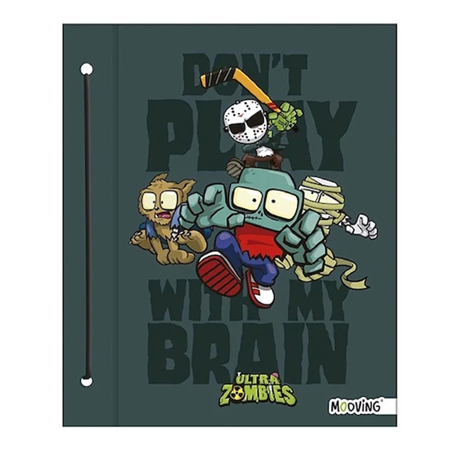 CARPETA N°3 DOS TAPAS MOOVING ULTRA ZOMBIES - $ 9.900