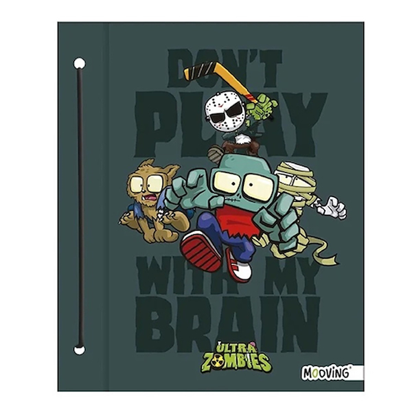 CARPETA N°3 DOS TAPAS MOOVING ULTRA ZOMBIES