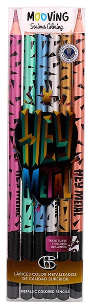 LAPICES METALIZADOS X 6 MOOVING