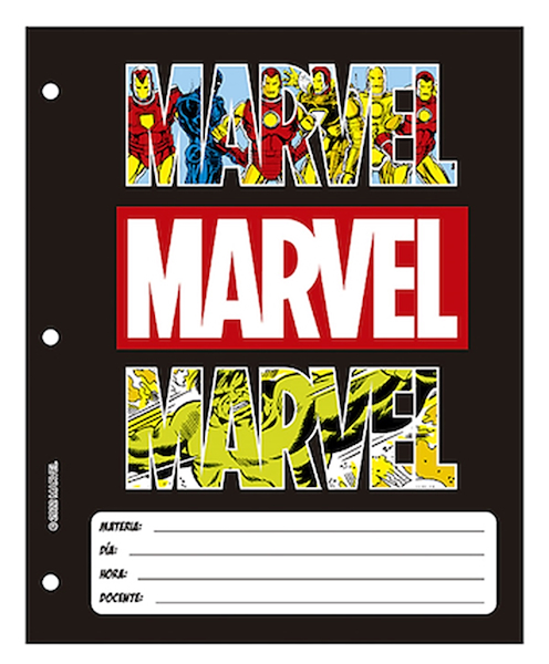 SEPARADORES N°3  SET X 6 MOOVING MARVEL