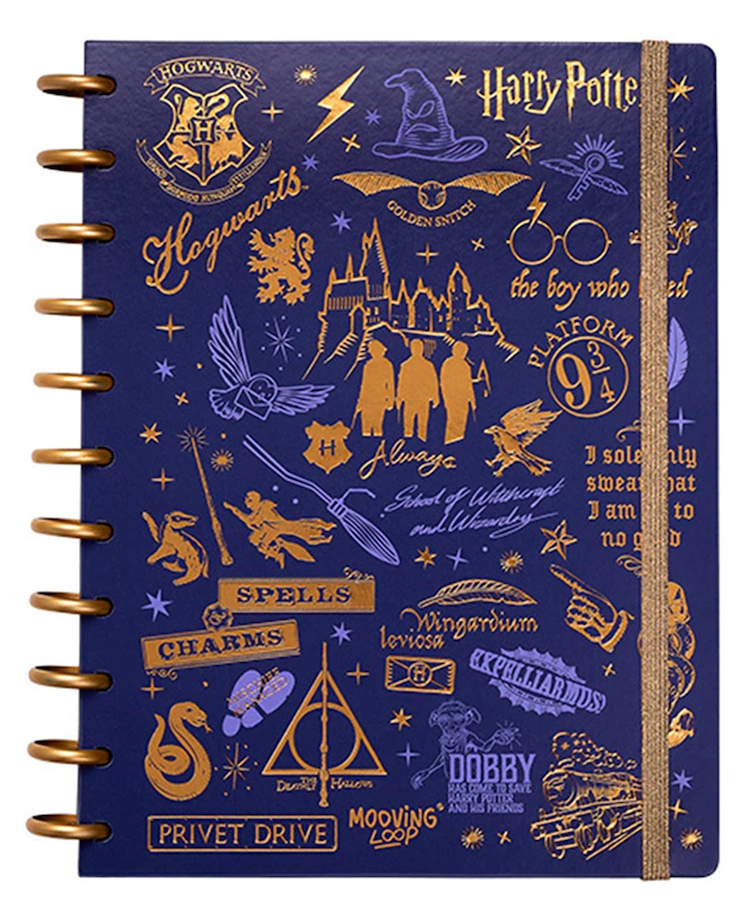 CUADERNO LOOP A4 INTELIGENTE CON DISCOS MOOVING HARRY POTTER - 1711222 - $ 55.000