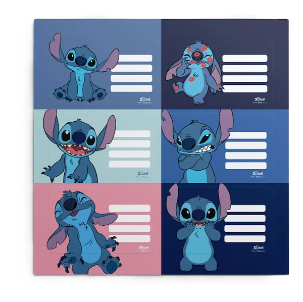 ETIQUETAS ESCOLARES PACK X 12 MOOVING STITCH - 1301244