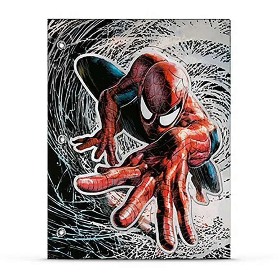 CARPETA DOS TAPAS N°3 CON CORDON SPIDERMAN MOOVING SPIDERMAN - 1003101 - $ 7.500