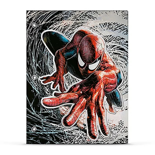 CARPETA DOS TAPAS N°3 CON CORDON SPIDERMAN MOOVING SPIDERMAN - 1003101
