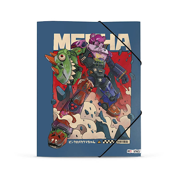 CARPETA N°5 - 3 SOLAPAS MOOVING FORTNITE - Fondo Azul