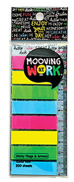 SEÑALADOR BANDERITAS Y FLECHAS NEON - 2100205 MOOVING