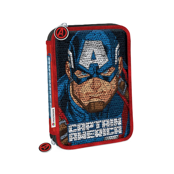 CANOPLA 2 PISOS AVENGERS LENTEJUELAS 8502-09 MULTISCOPE