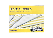 BLOCK DE DIBUJO P/MANUALIDADES AMARILLO - 76027 - PQ MURESCO