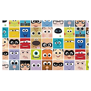 PAPEL PLASTIFICADO MURESCO PIXAR MOVIE