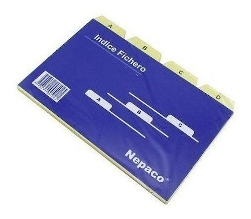 INDICE FICHERO N°1 NEPACO - $ 5.500