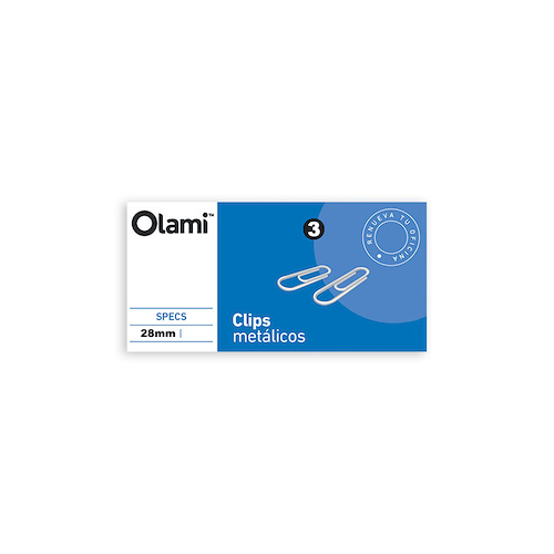 CLIP NRO. 3 - 28MM OLAMI - $ 800