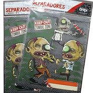 SEPARADORES N°3 PACK X 6 - ONIX ZOMBIE MADNESS