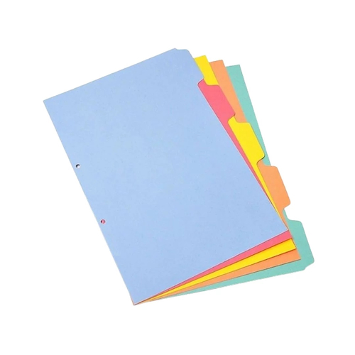 SEPARADORES PACK X 5 COLORES SURTIDOS PH CARTULINA A4 - $ 2.500