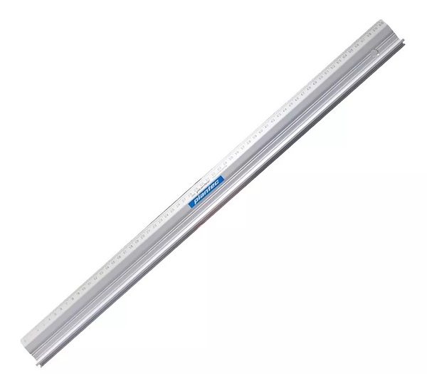 REGLA METALICA CON PERFIL PARA CORTE - 60 CM PLANTEC