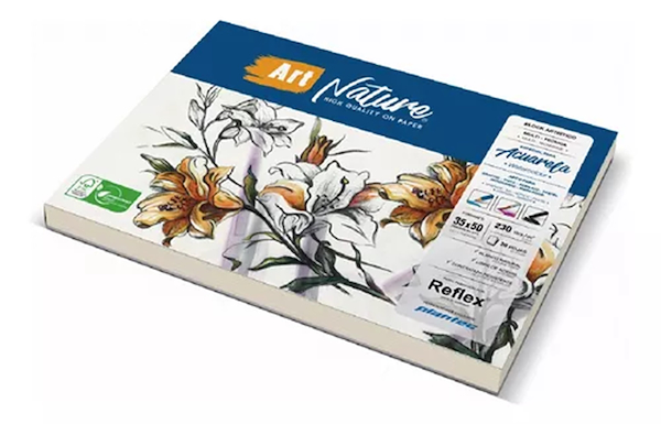 BLOCK 35x50 230 Gr 20 Hjs ENCOLADO PLANTEC ART NATURE