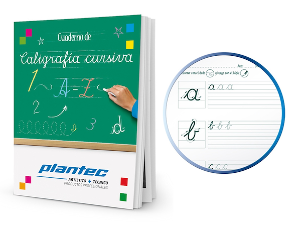 CUADERNO DE CALIGRAFÍA CURSIVA Nº 3 NIVEL ESCOLAR PLANTEC