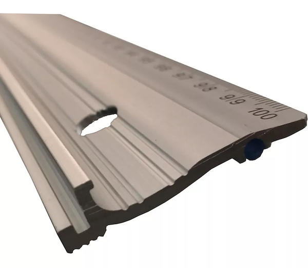 REGLA METALICA CON PERFIL PARA CORTE PLANTEC 100 CM