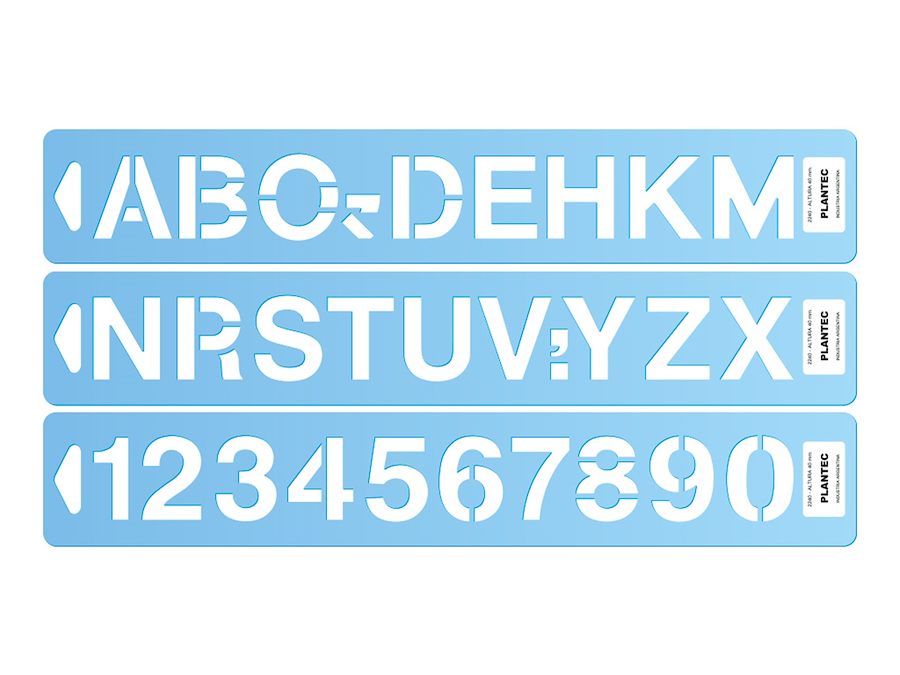 LETROGRAFO FRESADO HELVETICA 12217 PLANTEC 17MM - $ 3.900