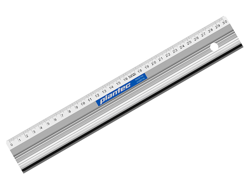REGLA METALICA CON PERFIL PARA CORTE - 30 CM PLANTEC - $ 16.000