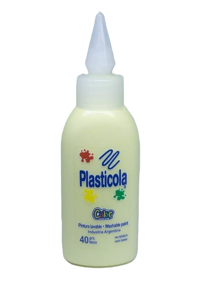 ADHESIVO COLOR PASTEL PLASTICOLA 40 Gr - $ 1.900