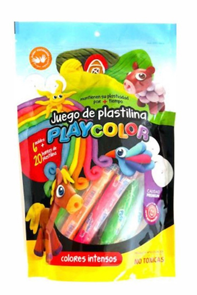 PLASTILINA SET SURTIDO DE 26 PIEZAS PLAY COLOR