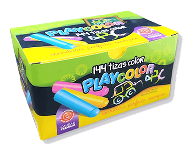 TIZAS CAJA X 144 PLAY COLOR COLOR