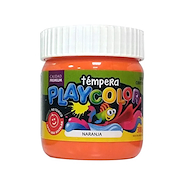 TEMPERA POTE X 250 Gr - PLAY COLOR NARANJA