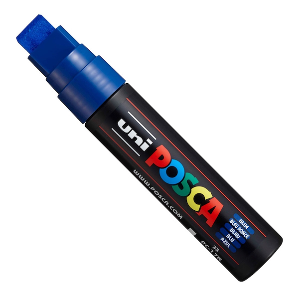 MARCADOR PC-17K PUNTA RECTANGULAR POSCA 15 MM