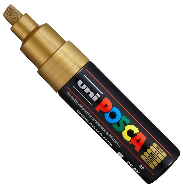 MARCADOR PC-8K PUNTA RECTA POSCA 8 MM
