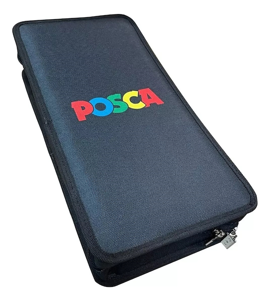 ESTUCHE CANOPLA X 24 MARCADORES PC-5M Y PC-3M SURTIDA POSCA 24 MARCADORES + CANOPLA