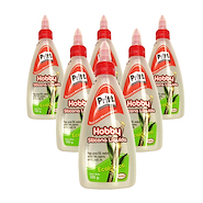 ADHESIVO SILICONA LIQUIDA FRIA 105 Gr - PACK X 6 Unidades PRITT 105 Gr - TRANSPARENTE