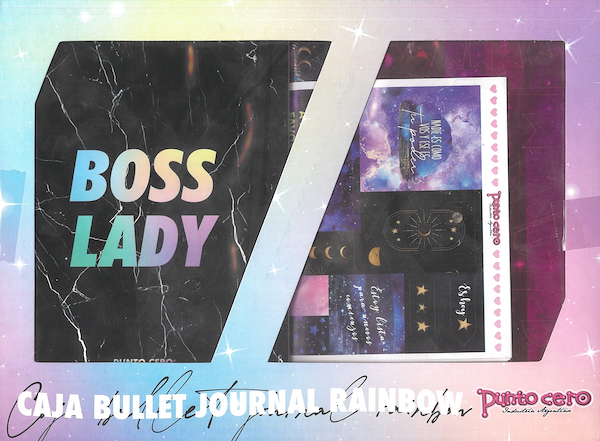 CAJA BULLET JOURNAL PUNTO CERO RAINBOW