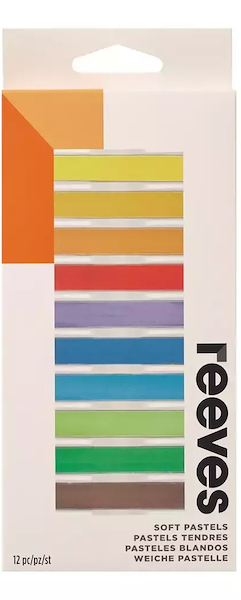 PASTEL A LA TIZA SET X 12 REEVES