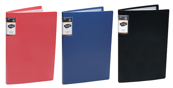 CARPETA CON FOLIOS OFICIO MATT CLASICO RIDEO 20 Folios