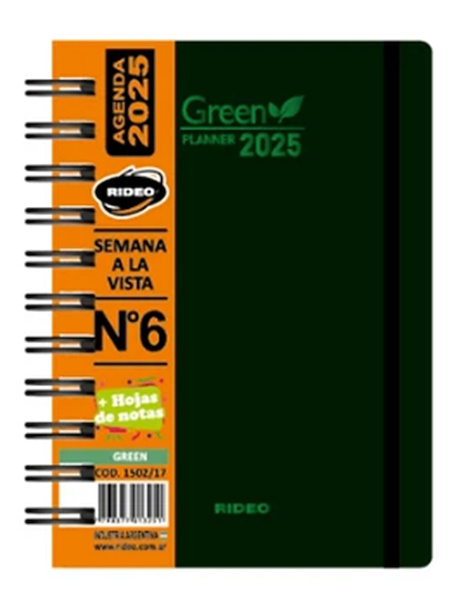 AGENDA 2025 - N°6 - SEMANAL RIDEO GREEN