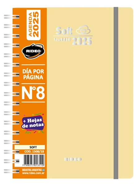 AGENDA 2025 - N°8 - DIARIA RIDEO SOFT