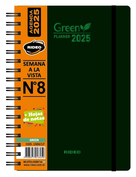 AGENDA 2025 - N°8 - SEMANAL RIDEO GREEN