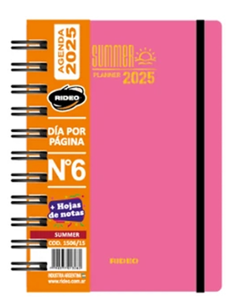 AGENDA 2025 - N°6 - DIARIA RIDEO SUMMER