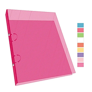 CARPETA OFICIO 2 X 20 MM - LINE COLOR TRASLUCIDO RIDEO