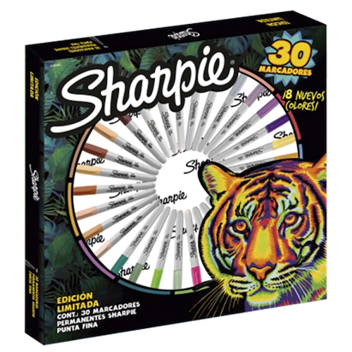 MARCADOR RULETA X 30 SHARPIE TIERRA - $ 49.900