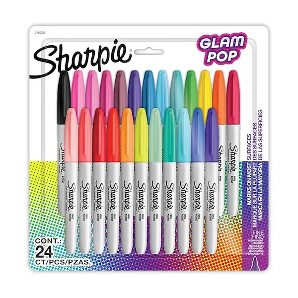 MARCADOR GLAM POP X 24 SHARPIE