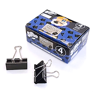 APRIETA PAPELES BINDER 4 NEGRO X12 UDS. (41MM) SIFAP
