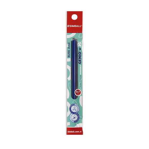 TANQUE BORRABLE GENIO 2G AZUL SIMBALL - $ 1.500